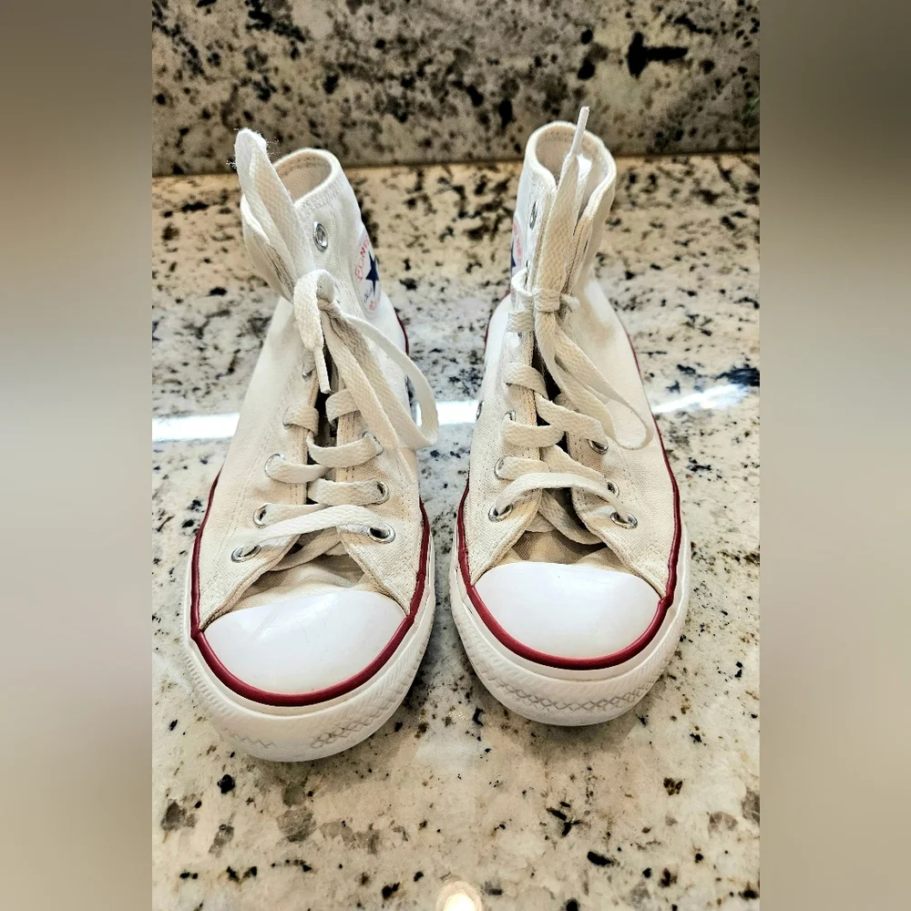 Converse Kids High-Top Sneakers - White